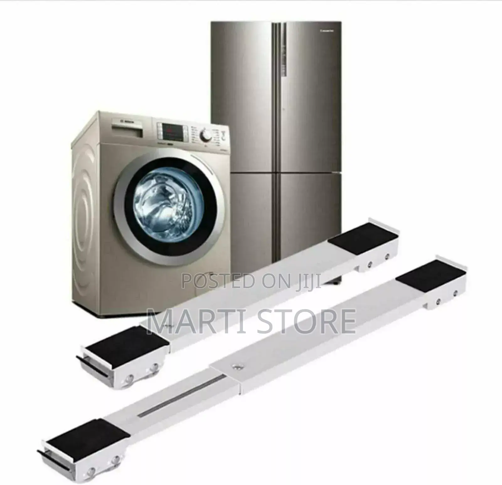 Adjustable Moving Roller Wheels Stand With Brake.