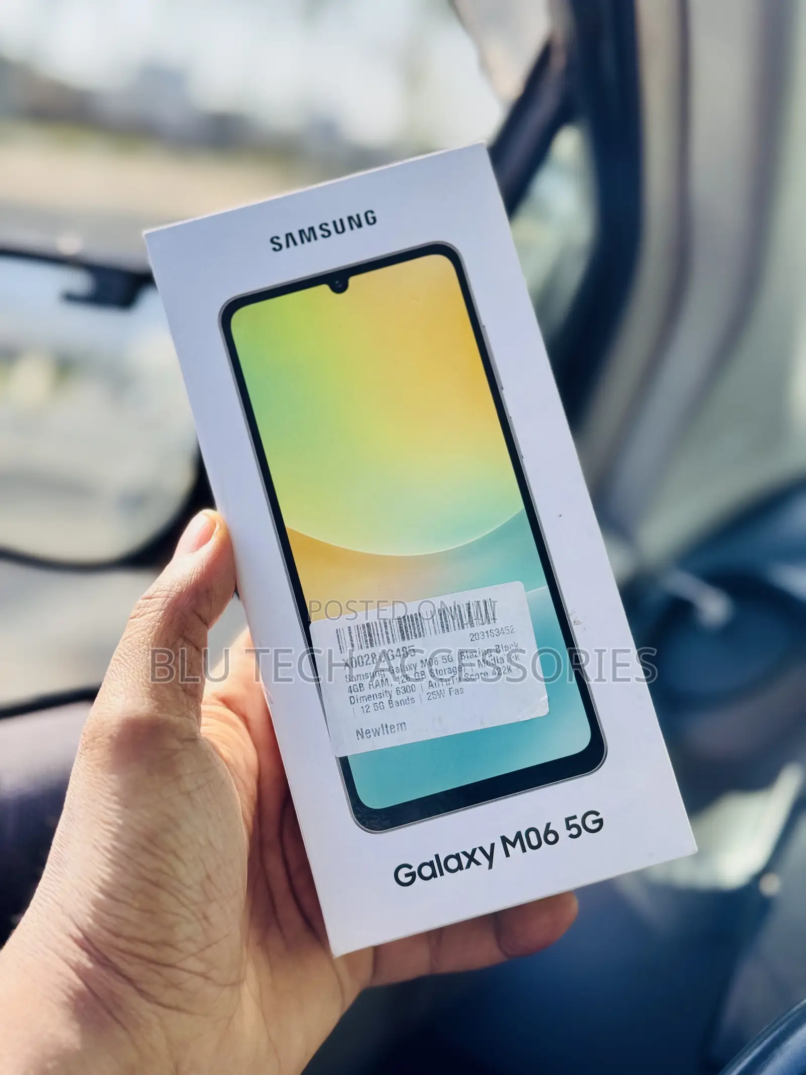 New Samsung Galaxy M06 5G 128 GB Black