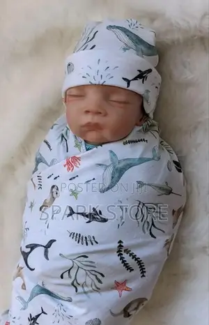 Newborn Swaddle Receiving Blanket