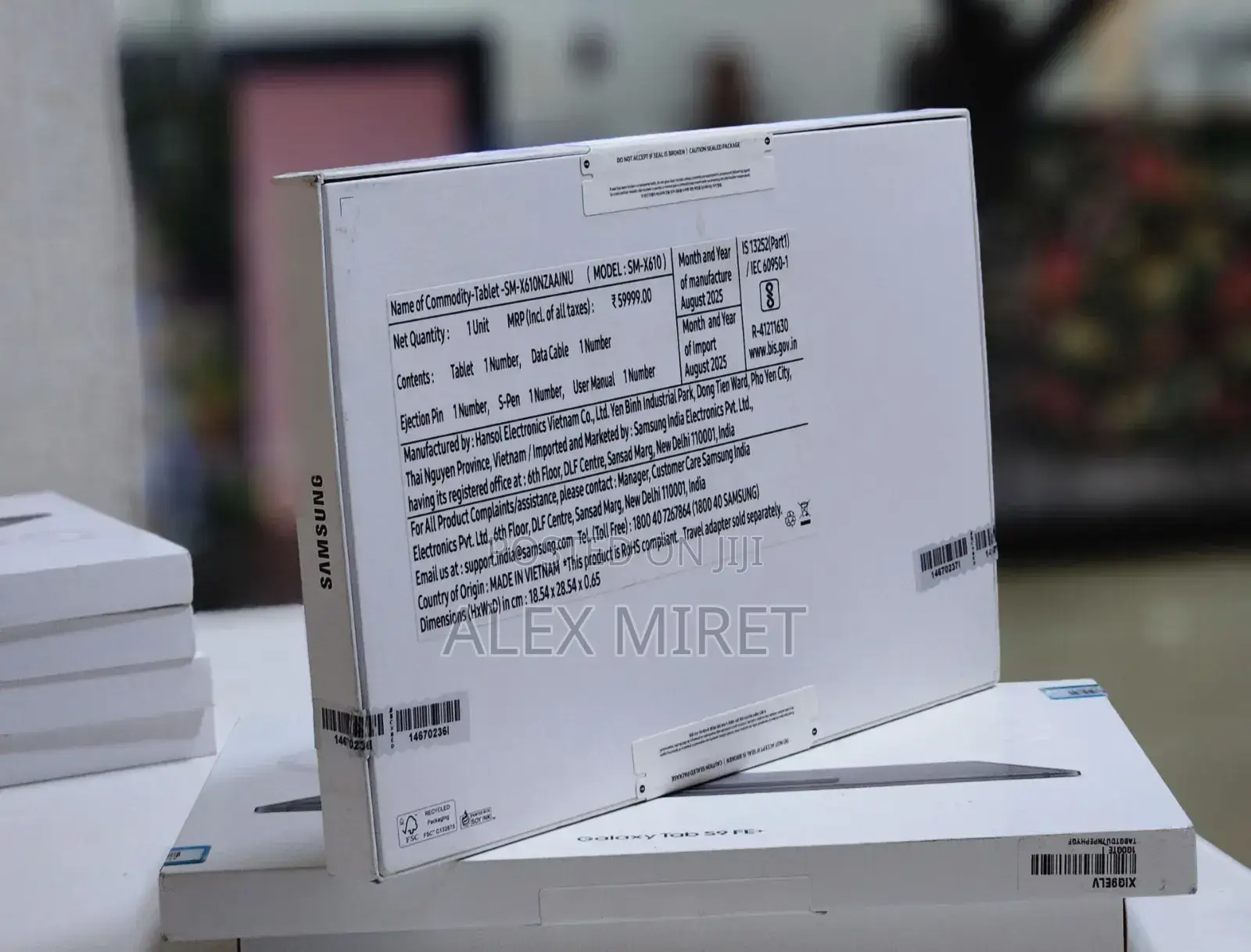 New Samsung Galaxy Tab S9 FE 128 GB Pink