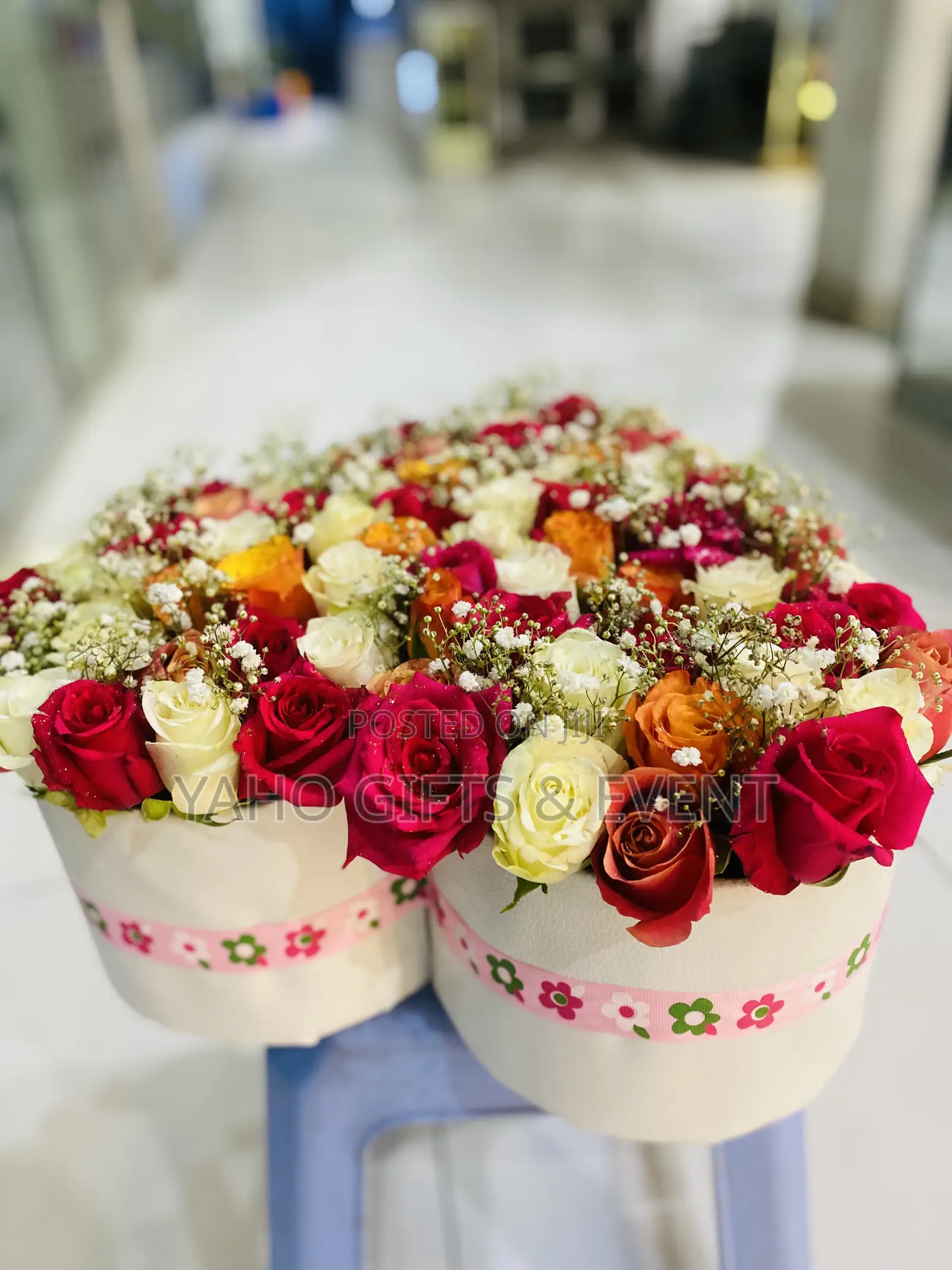 Table Flower With Heart Shape