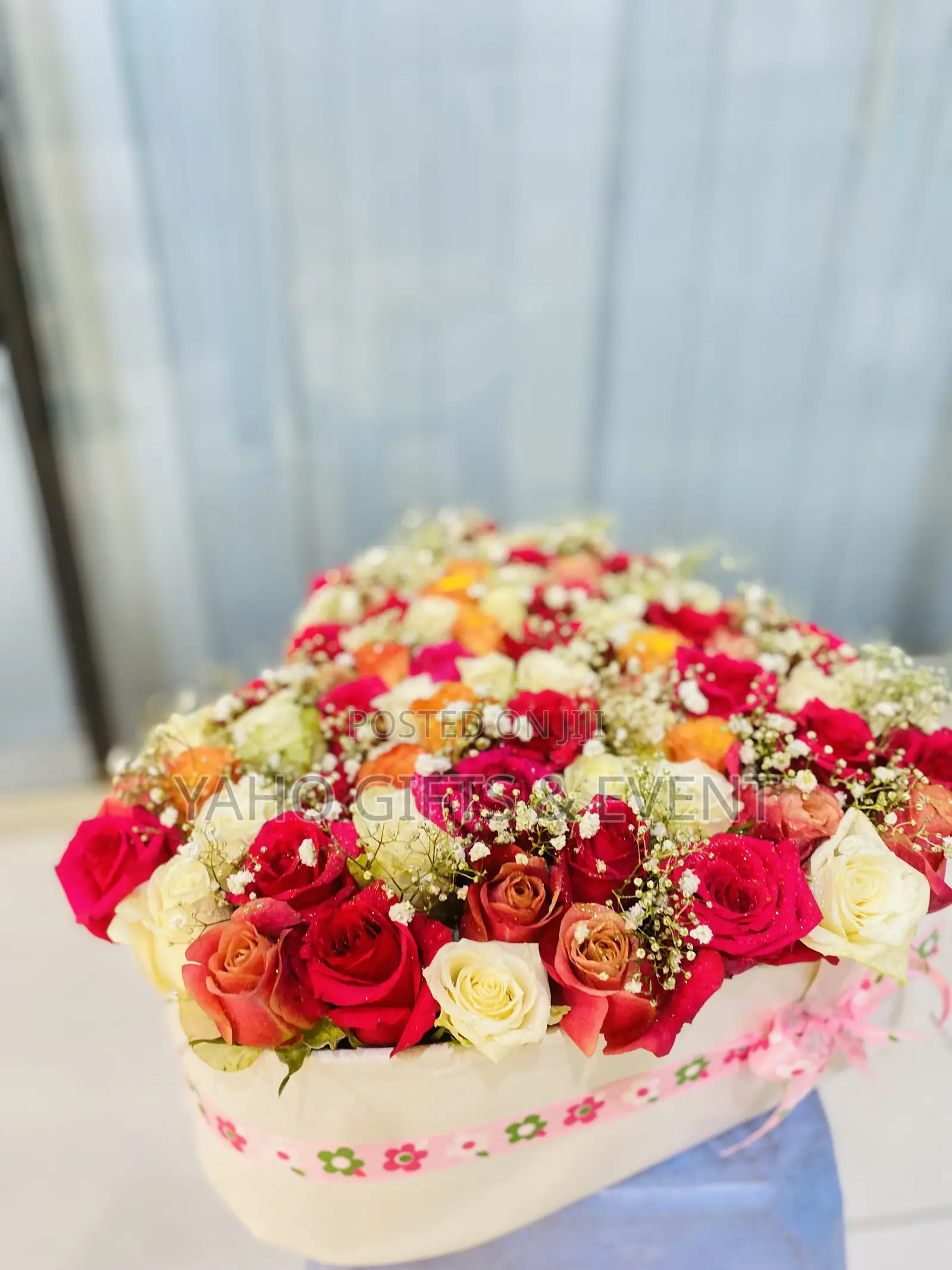 Table Flower With Heart Shape