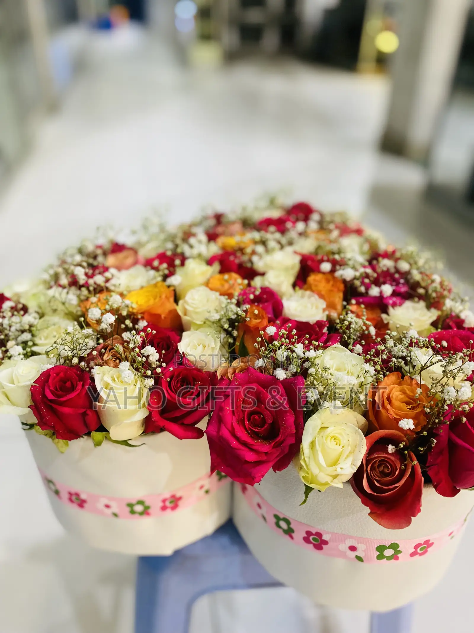 Table Flower With Heart Shape