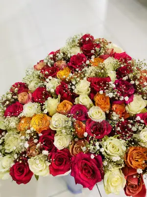 Table Flower With Heart Shape