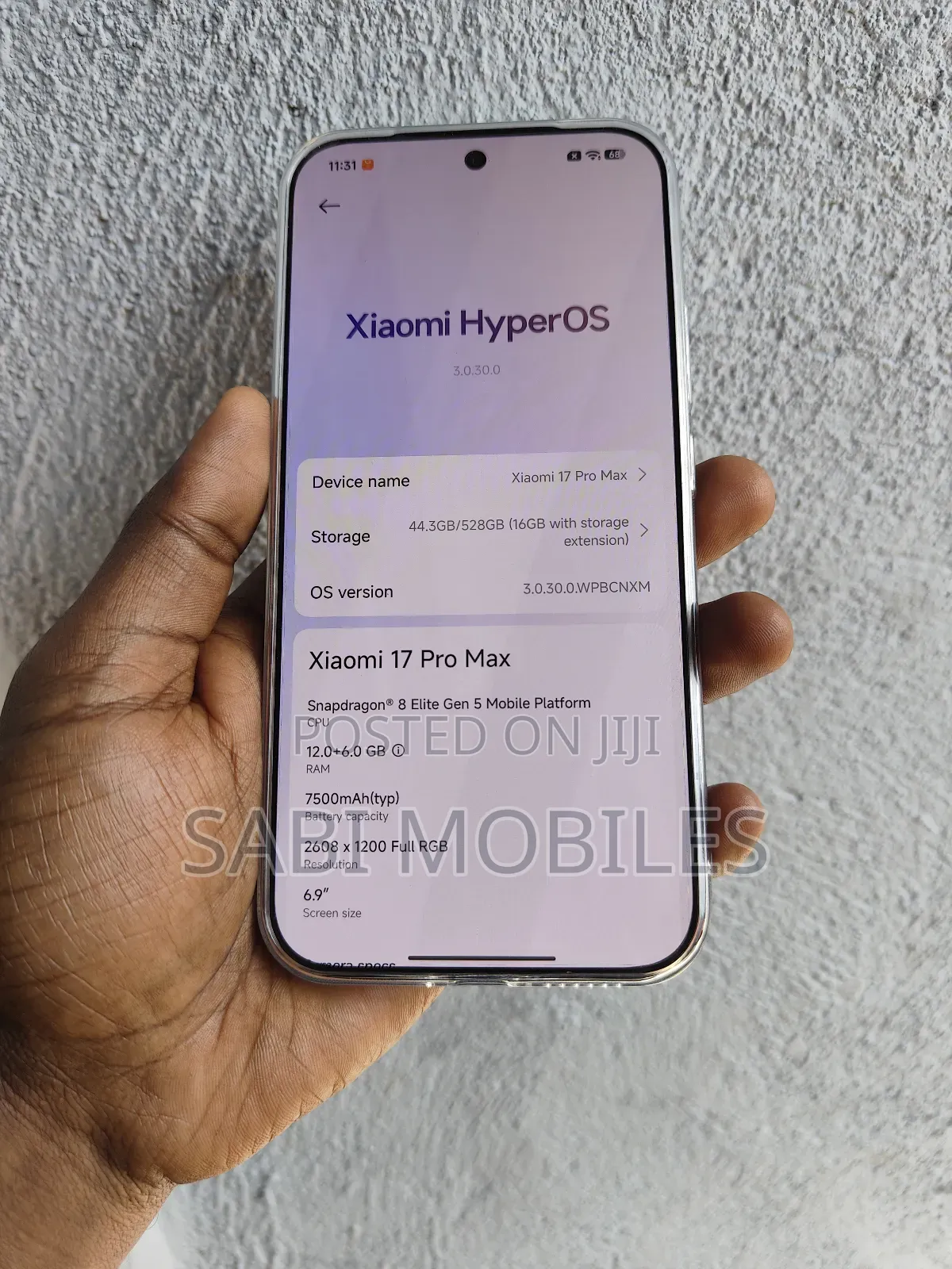 New Xiaomi 17 Pro Max 512 GB Black