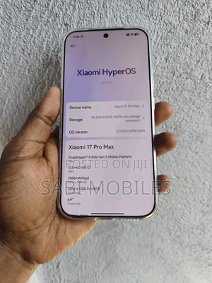 New Xiaomi 17 Pro Max 512 GB Black