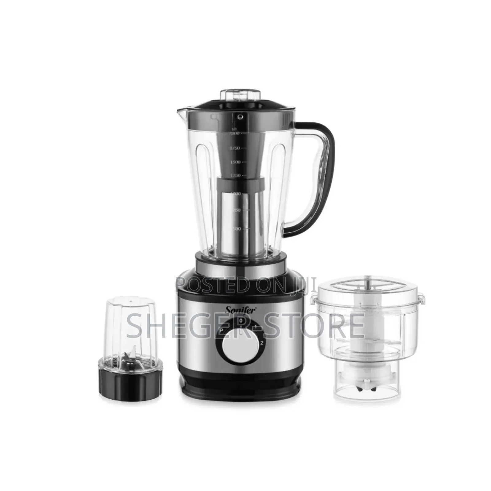 Orginal Sonifer 4 in 1 Juicer Blender(ስጋና ሽንኩር በሴከንዶች ውስጥ አድቅቆ የሚፈጭ