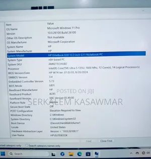 New Laptop HP EliteBook 640 G11 16GB Intel Core Ultra 5 SSD 512GB