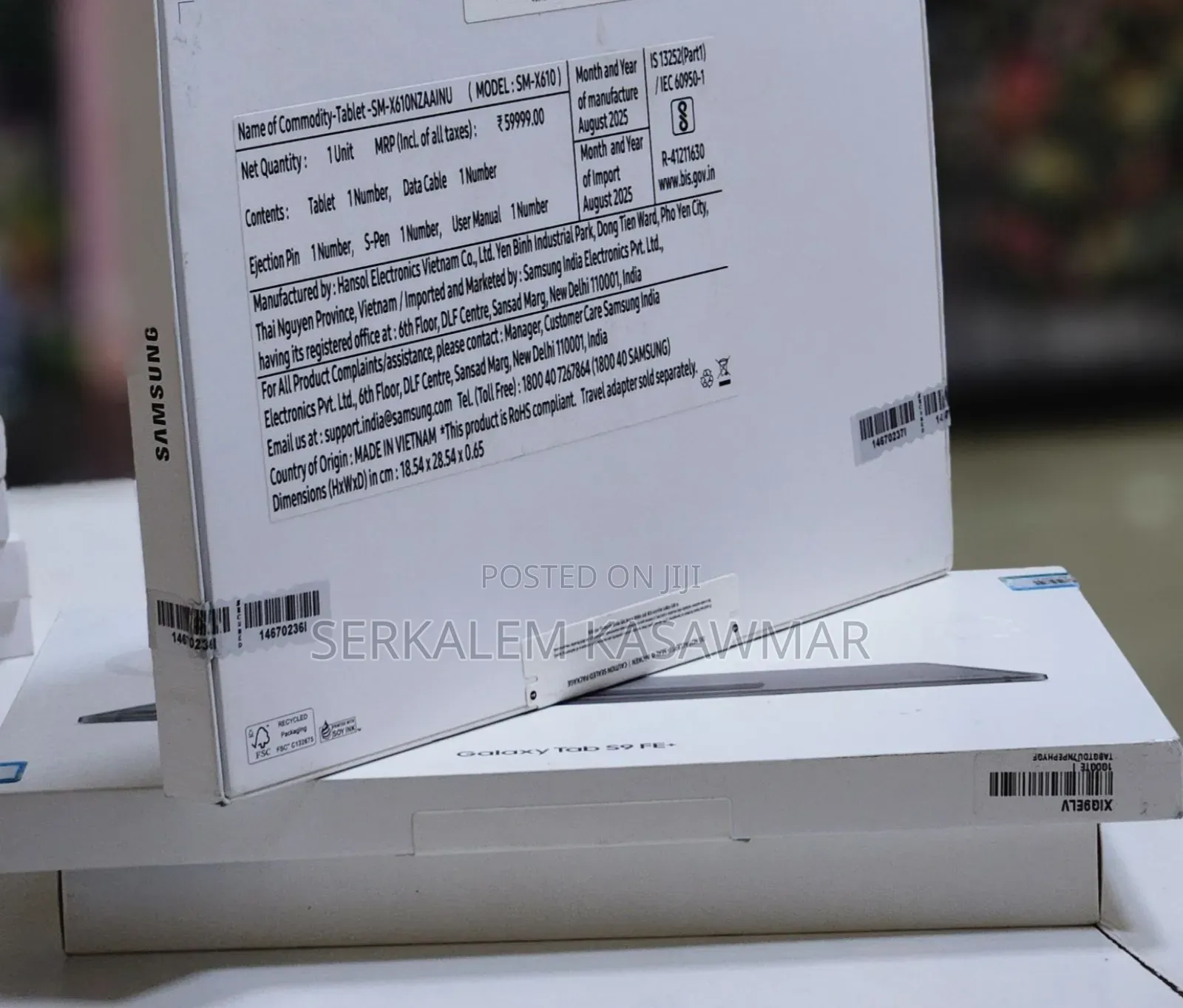 New Samsung Galaxy Tab S9 FE 128 GB Gray