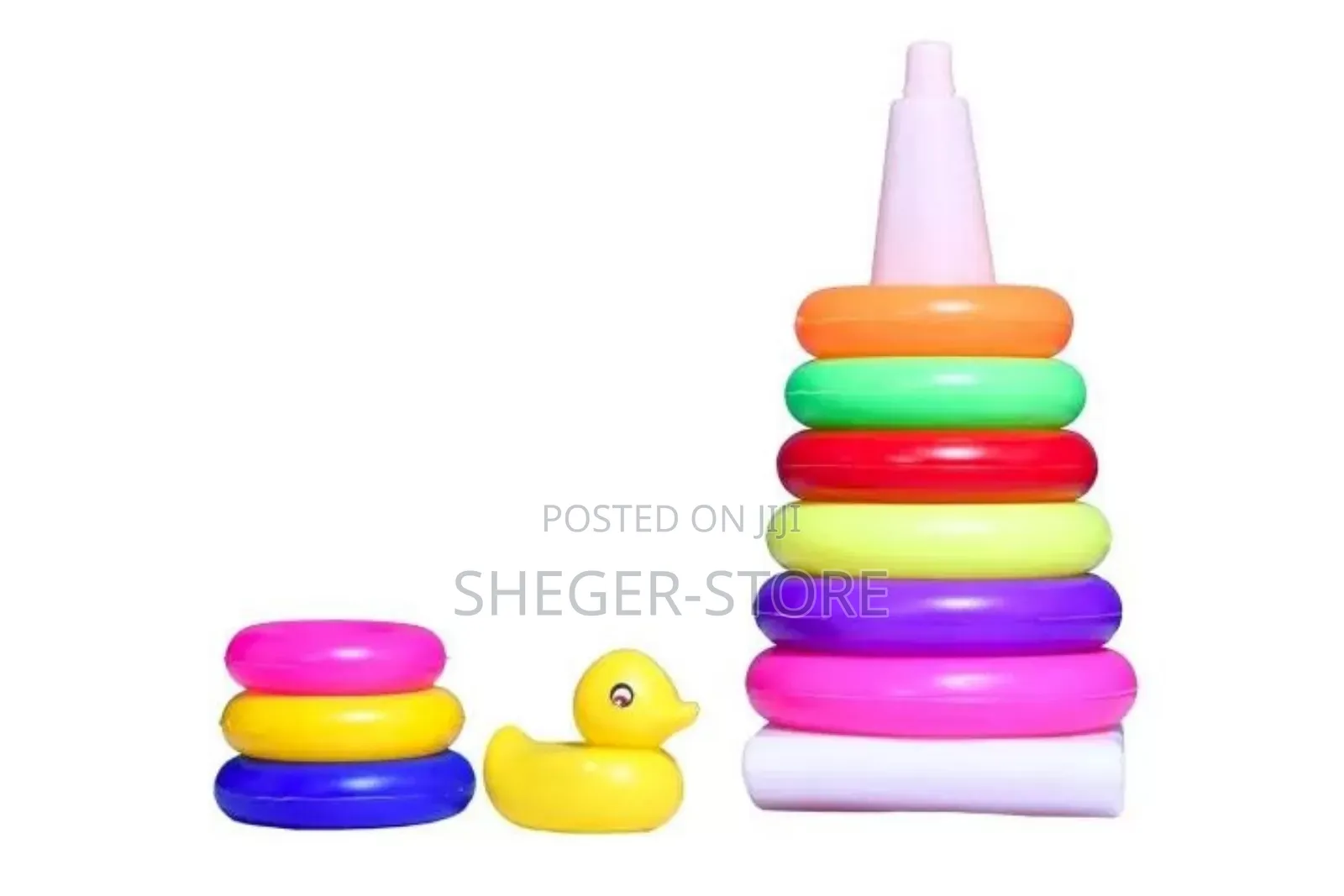 Orginal Generic Baby Toddler Toys Stacking Ring Pyramid