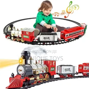 Photo - Christmas Train Set With Lights, Sounds Smoke Effect