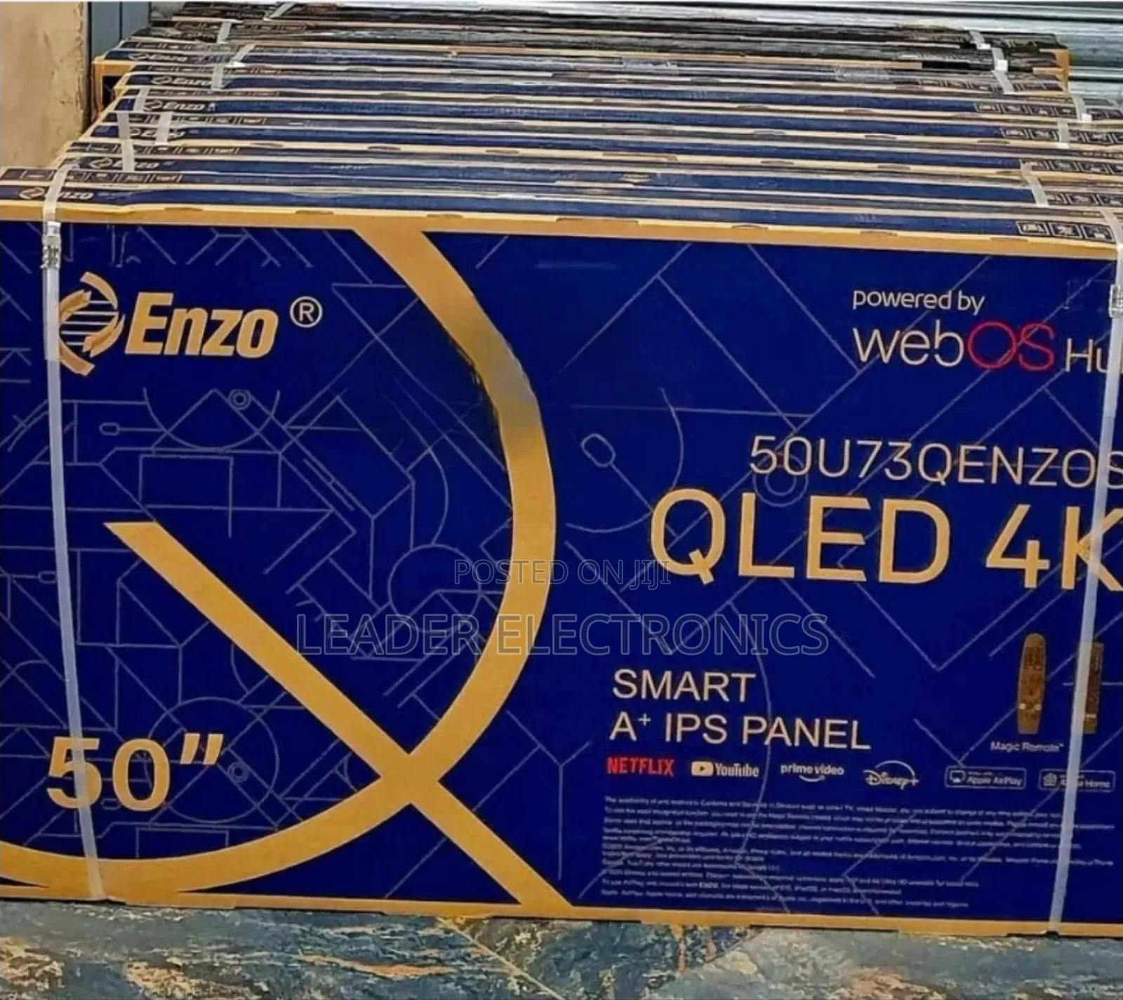 “Enzo 50'' Smart Android Tv – Ultra Slim, Ultra Clear