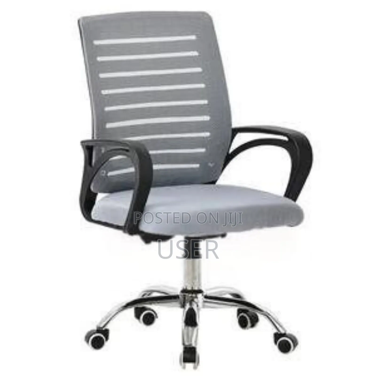 Comfortable Secretary Chair(Silver Color)