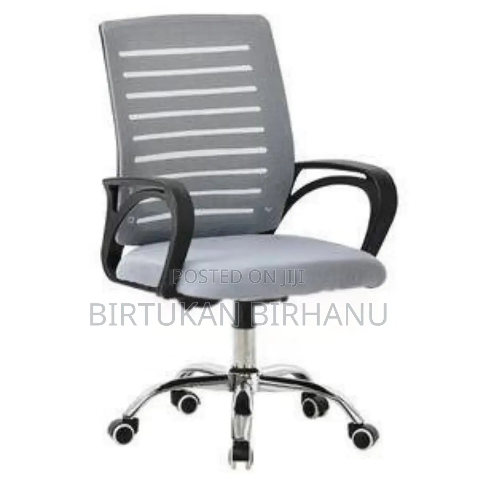 Comfortable Secretary Chair(Silver Color)