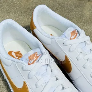Nike Court Shot White Yellow Fashion Shoes