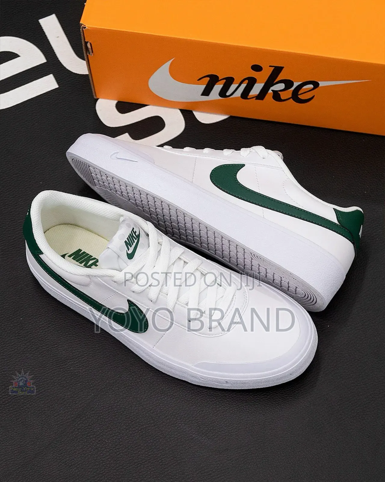 Nike Court Shot White Green