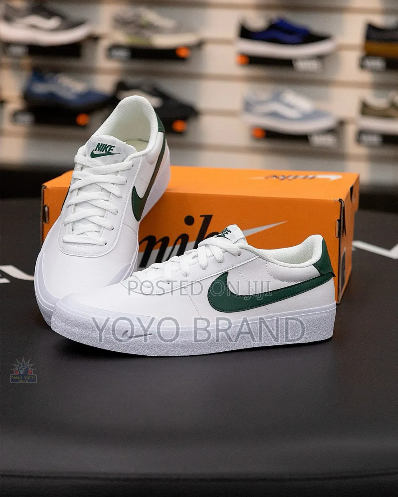 Nike Court Shot White Green