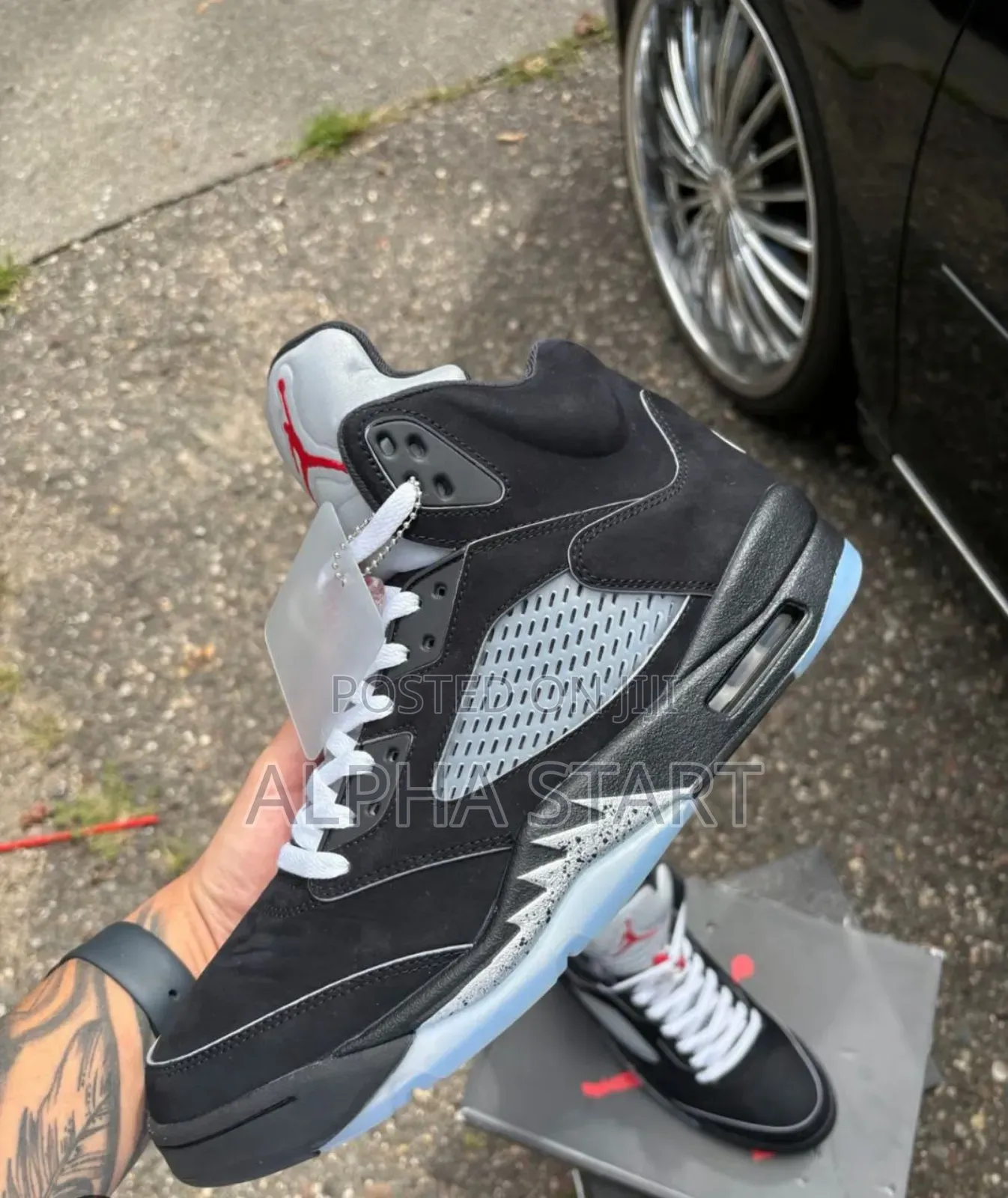 New Arrived Jordan 5 Retro Og Black Metallic