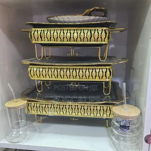 3pcs Ceramic Chafing Dish