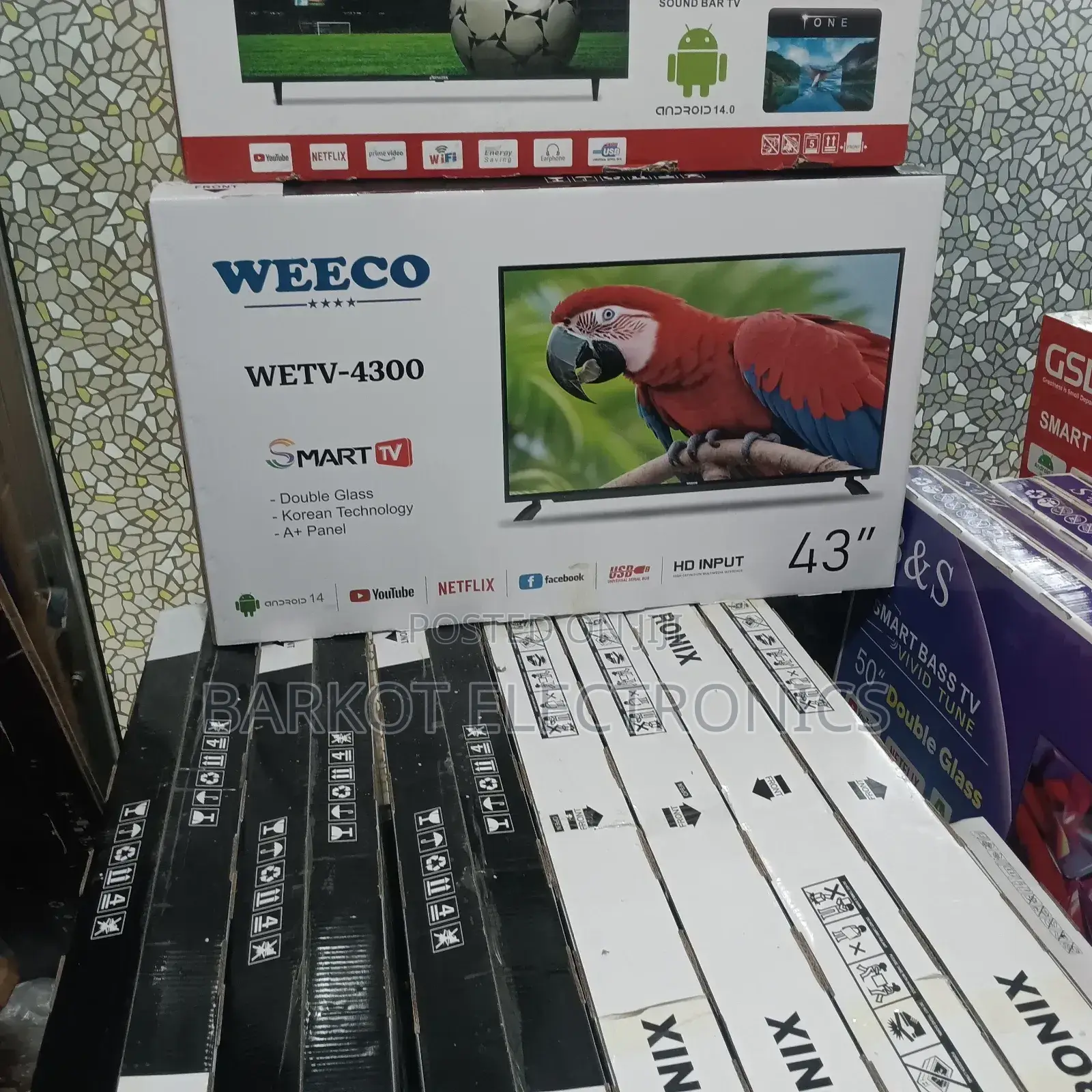 Weeco Smart Tv 43 Inch Dobel Gelass