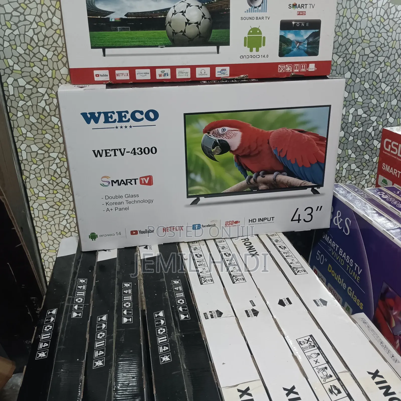 Weeco Smart Tv 43 Inch Dobel Gelass