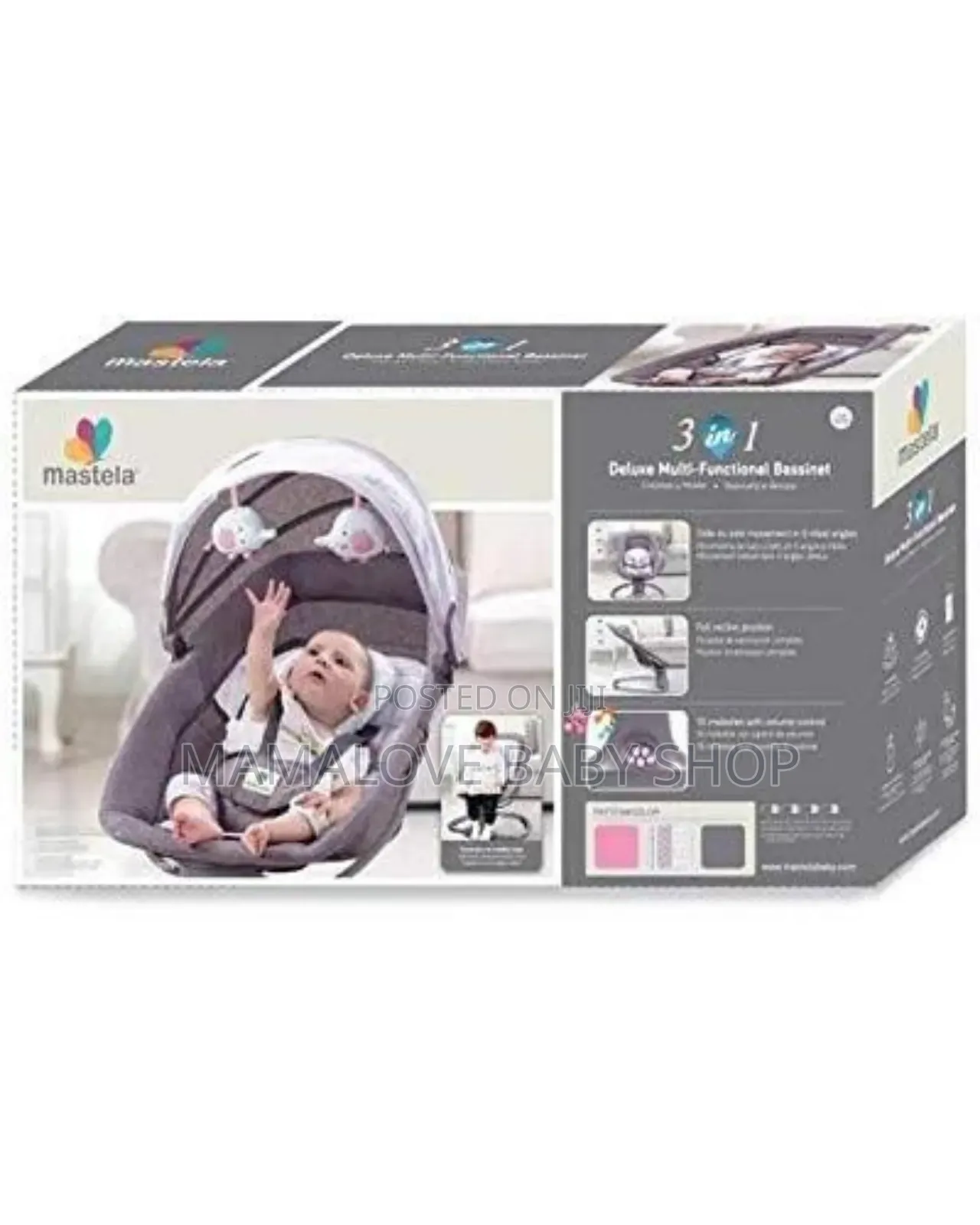 Baby Swing 3 In1 Deluxe Bassinet