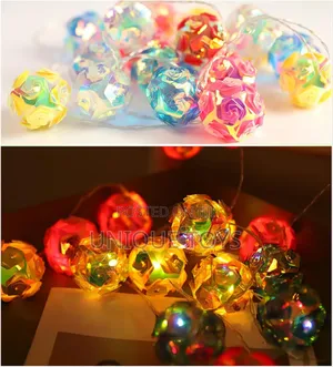 Photo - Festive Multi-Functional Christmas Rose Fairy Lights