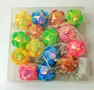 Festive Multi-Functional Christmas Rose Fairy Lights