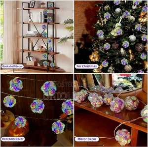 Festive Multi-Functional Christmas Rose Fairy Lights