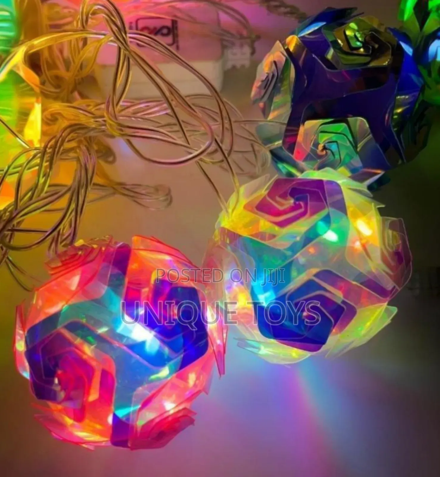 Festive Multi-Functional Christmas Rose Fairy Lights