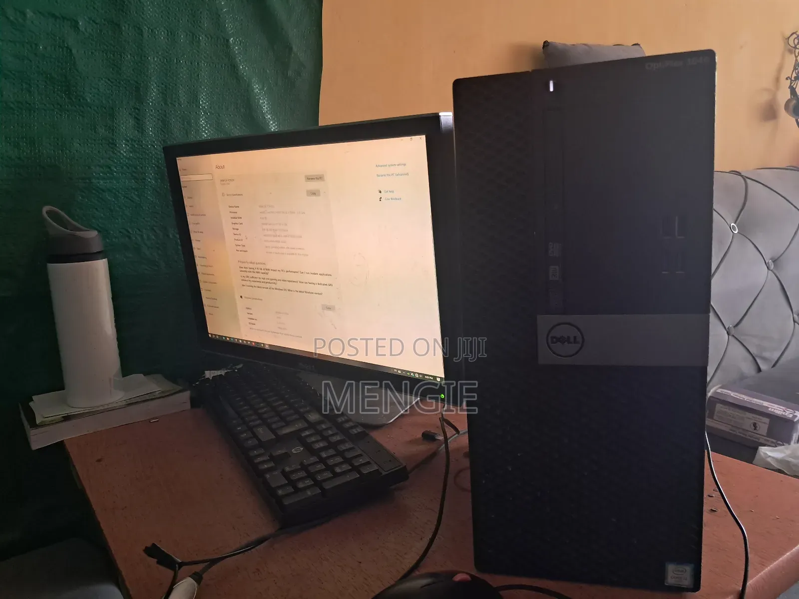 Desktop Computer Dell Optiplex 3000 MT 8GB SSD 256GB