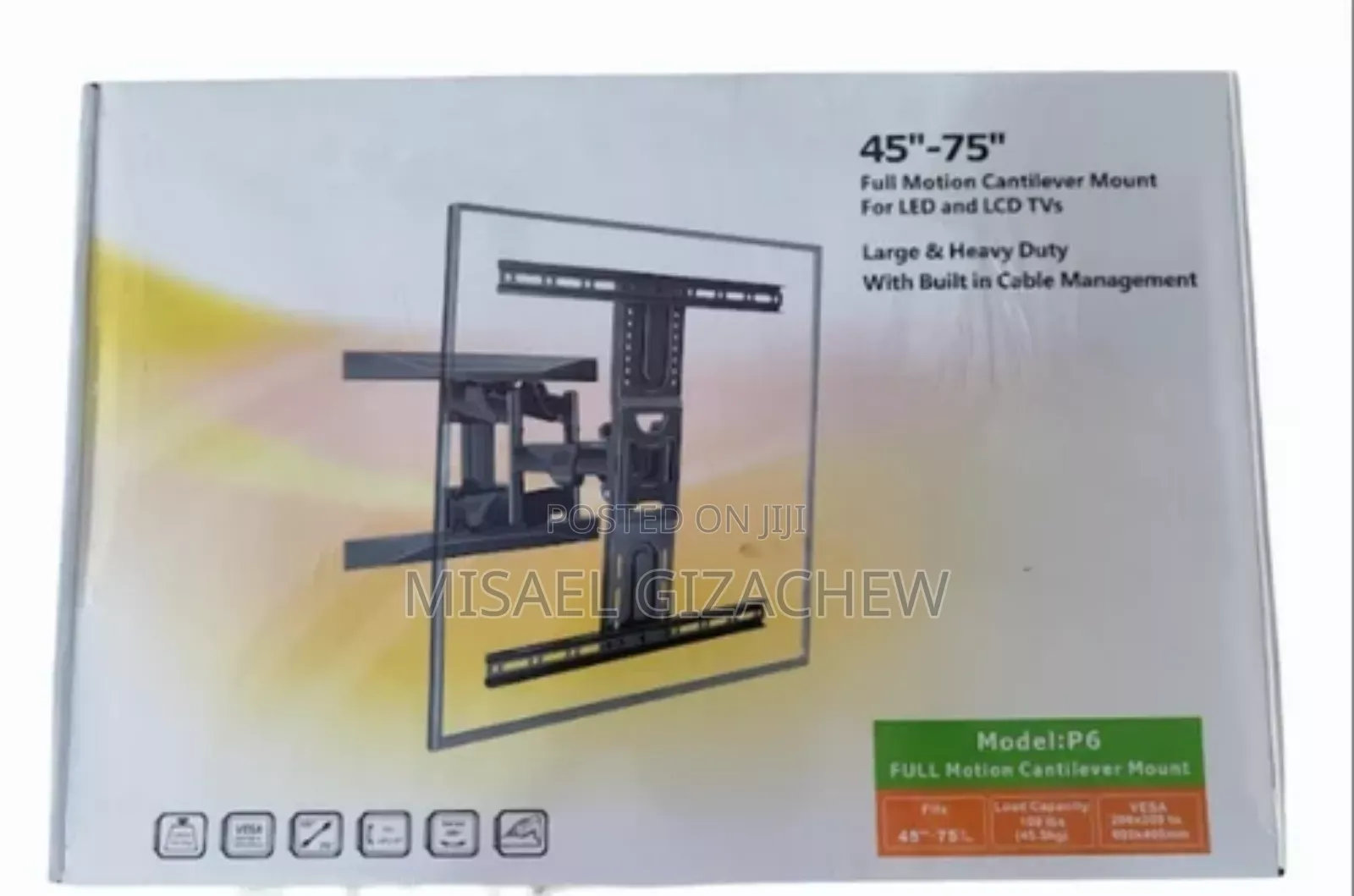Tv Wall Mount For 32-75 Inch አንደኛ ደረጃ (P6)