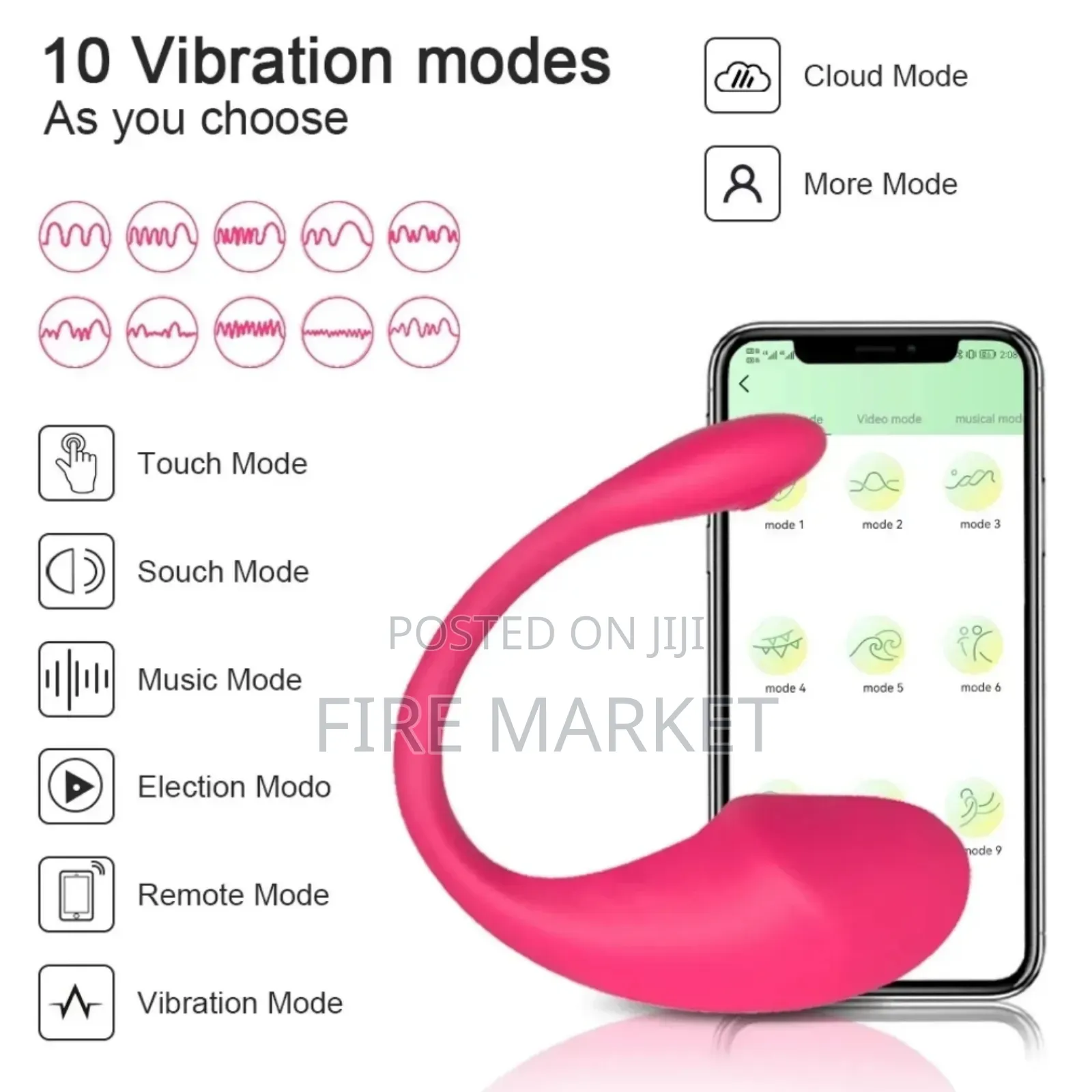 Silence App Control Wearable Vibrator
