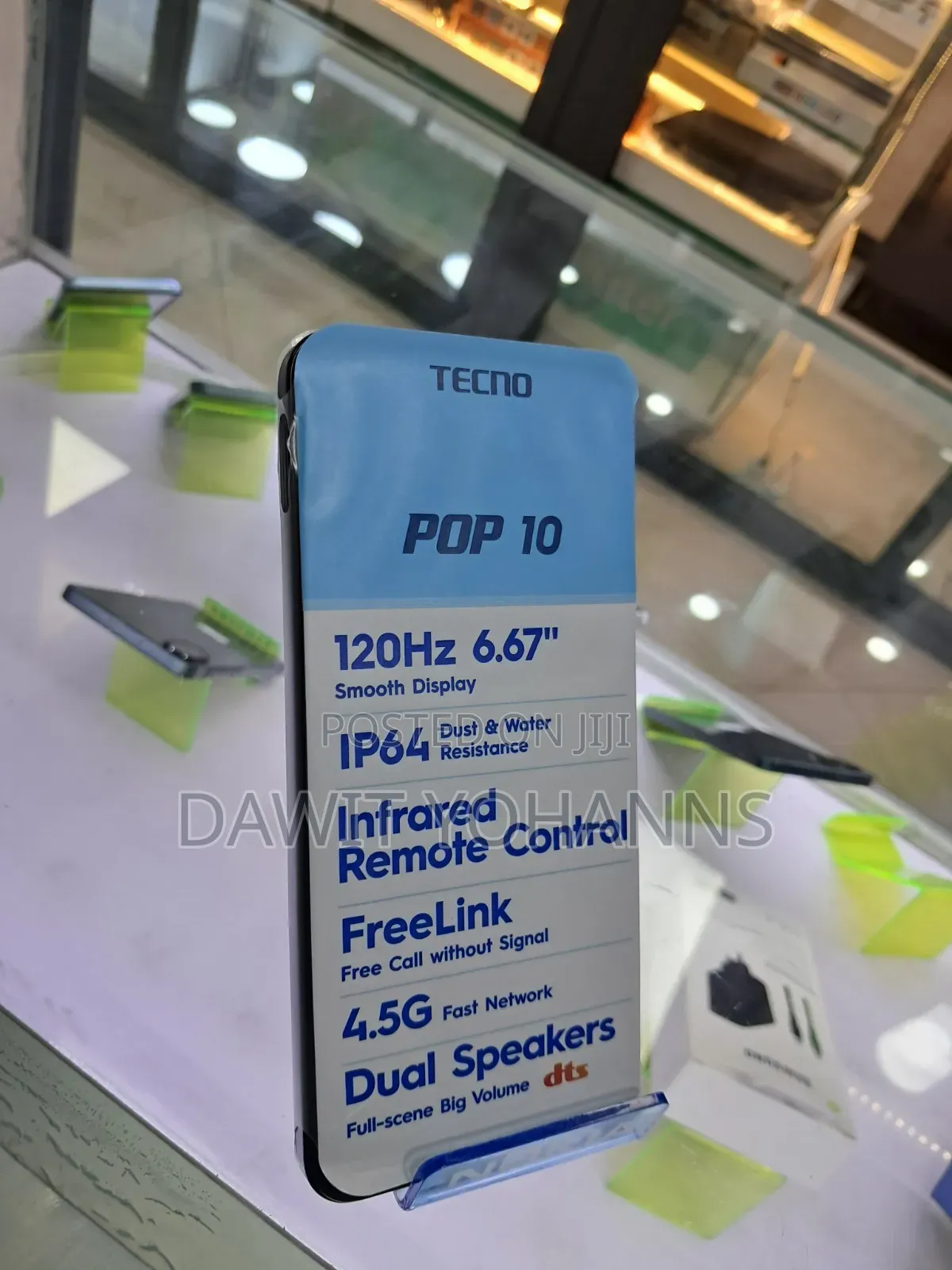 New Tecno Pop 10 64 GB Black