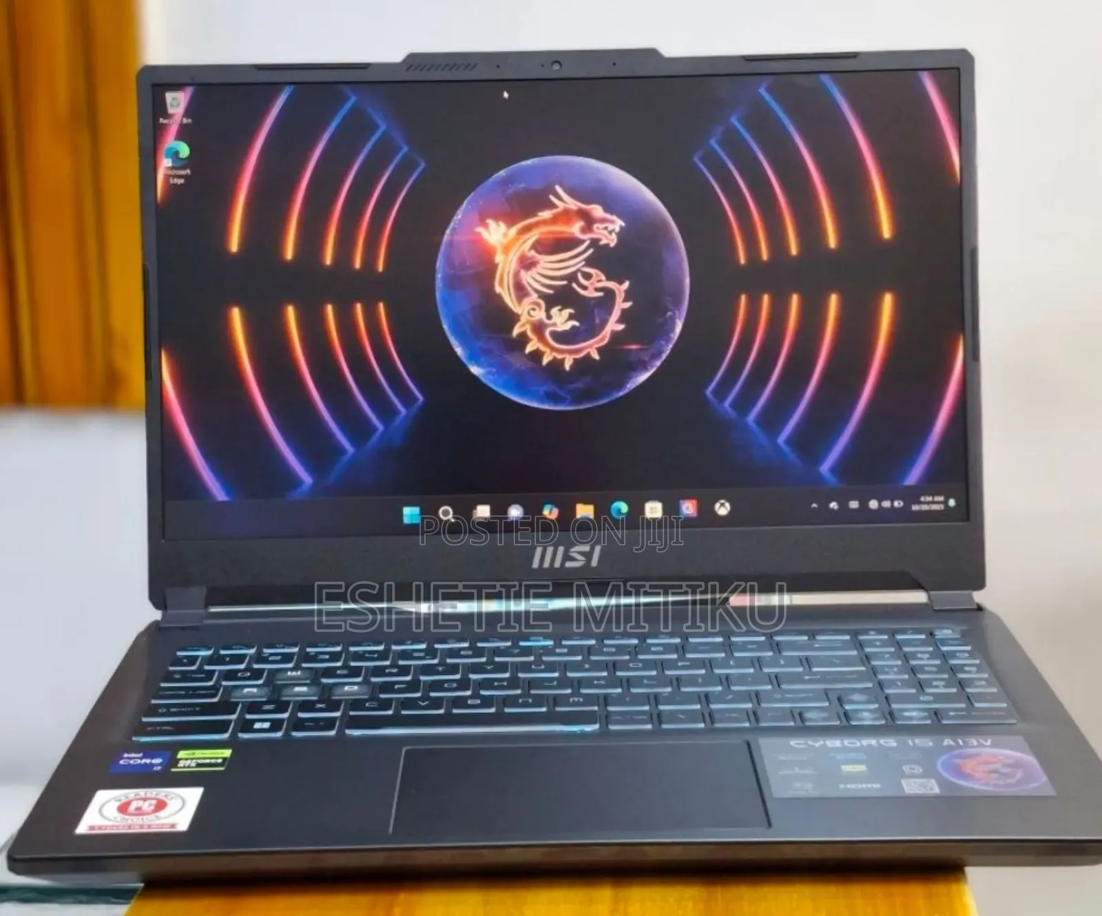 New Laptop MSI Cyborg 15 16GB Intel Core I7 SSD 512GB