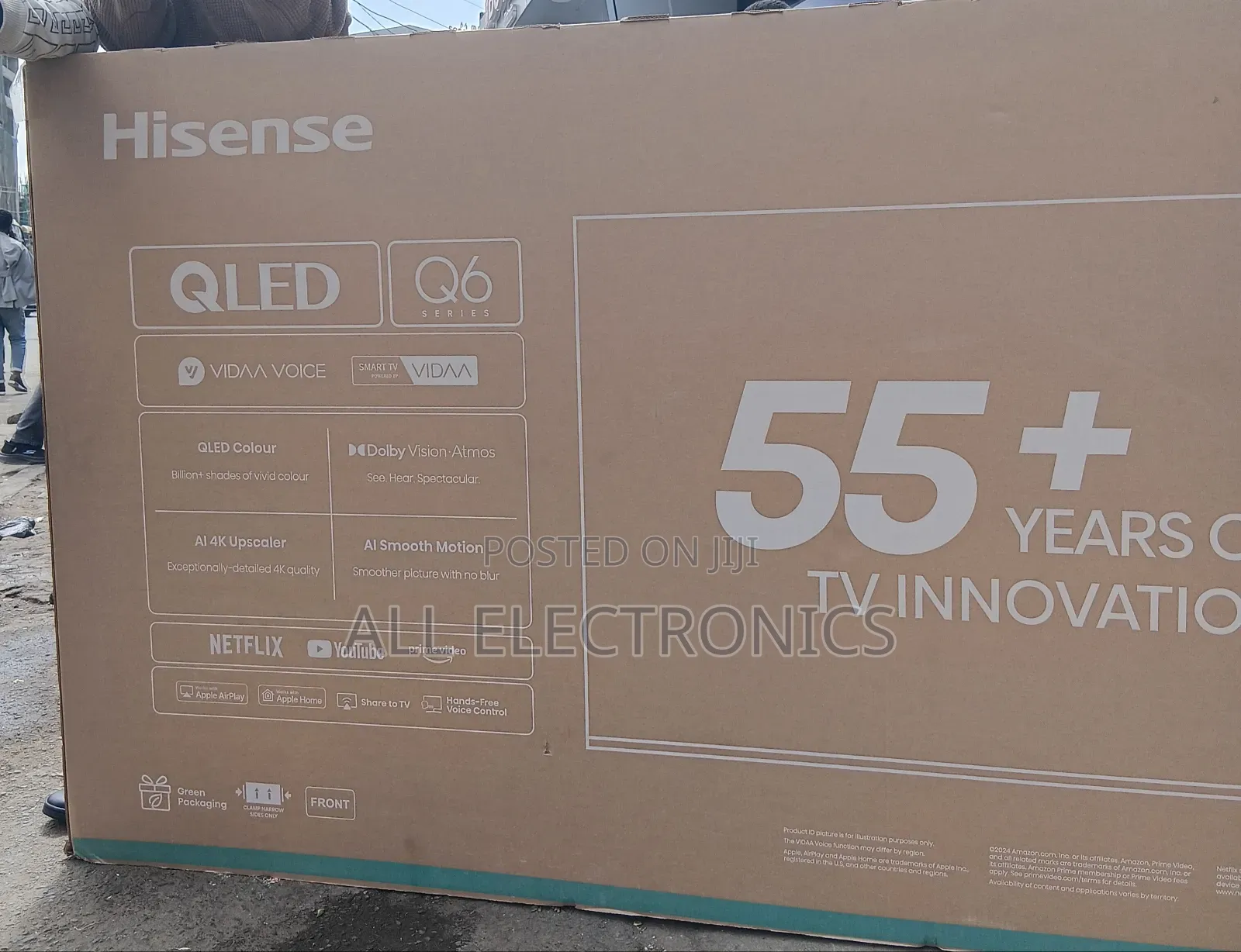Hisense 75 Inch 55+Years Tv Innovation Qled Tv