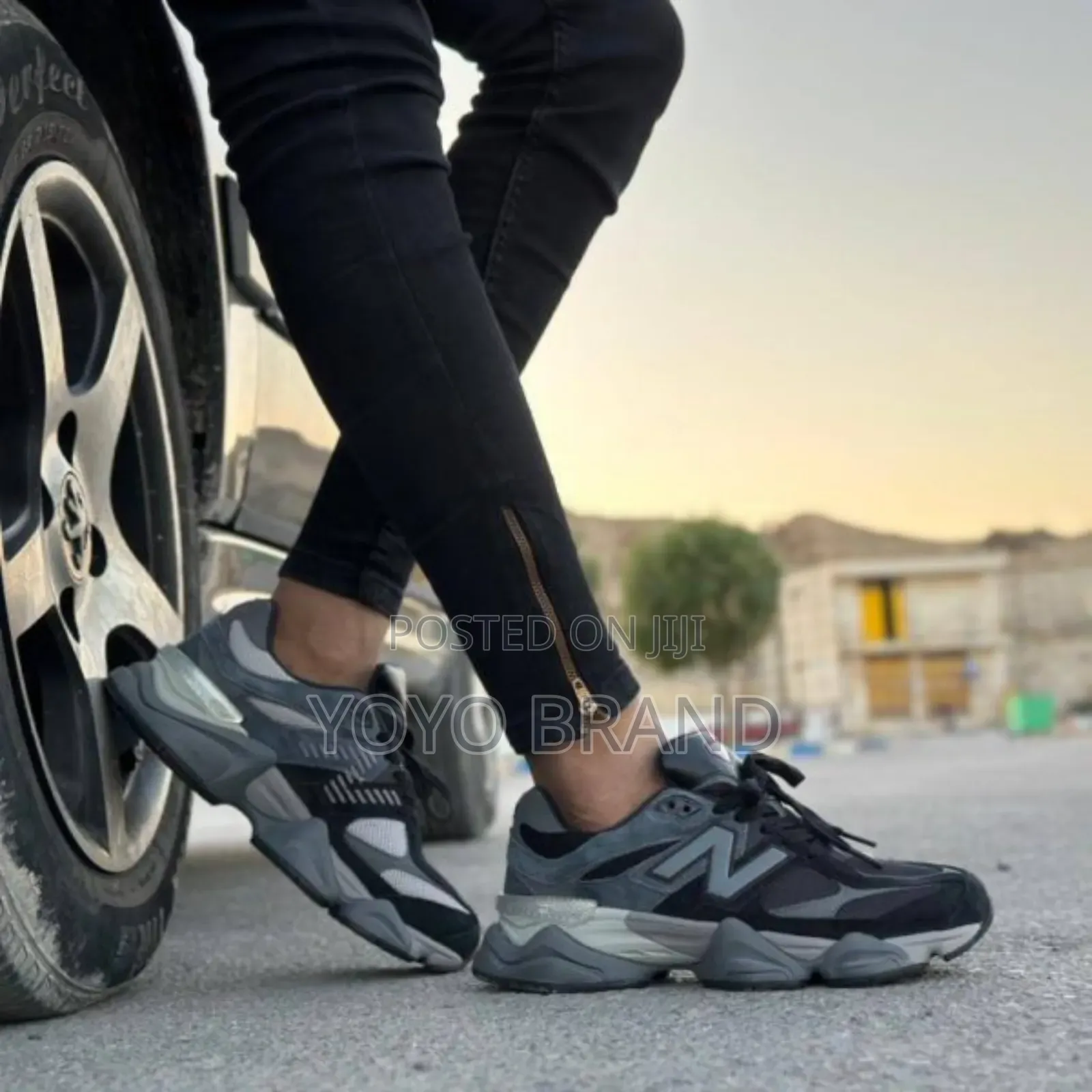 New Balance 9060 Black Red Fashion Shoes