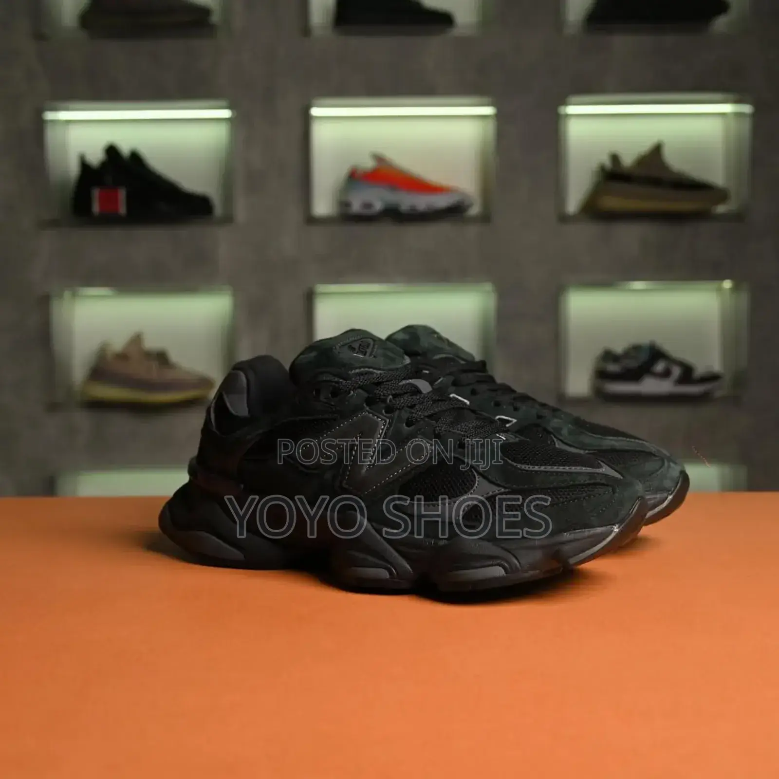 New Balane 9060 Triple Black Fashion Shoes