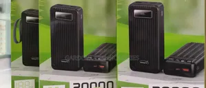 30000mah Digital Display Power Bank – Fast Charging + Built-in Cables