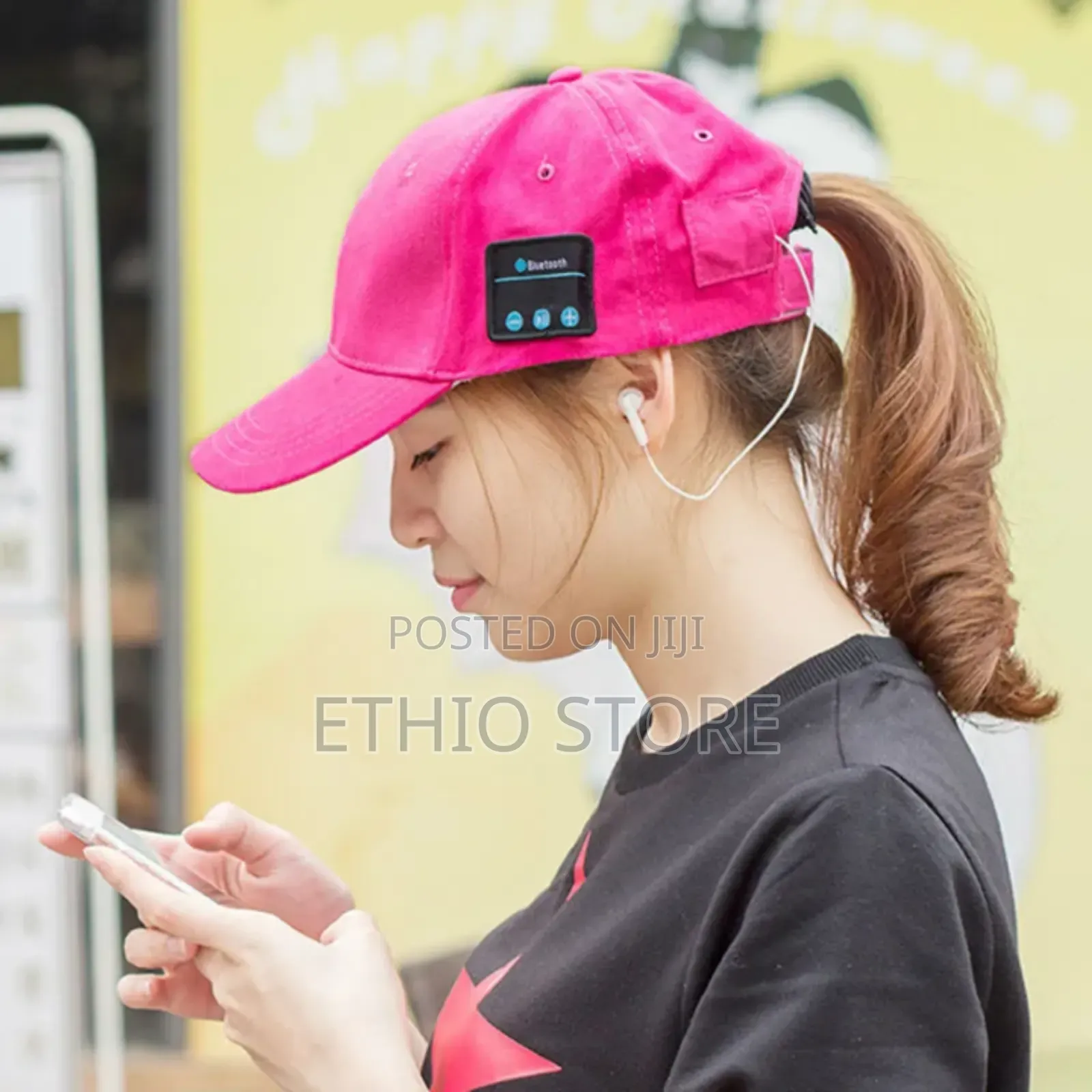 Porodo Soundtec Sport Cap With Wireless Audio Bluetooth