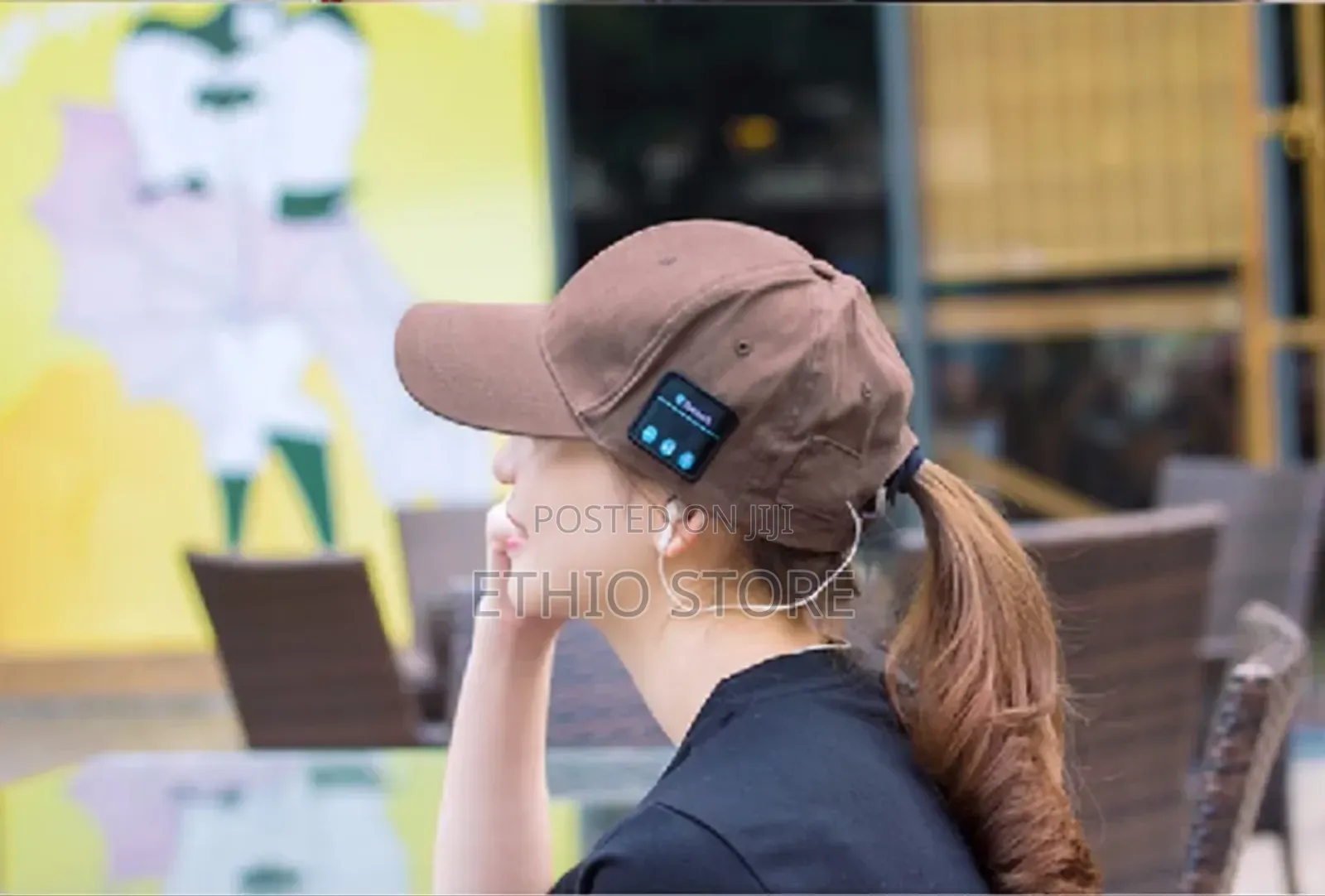 Porodo Soundtec Sport Cap With Wireless Audio Bluetooth