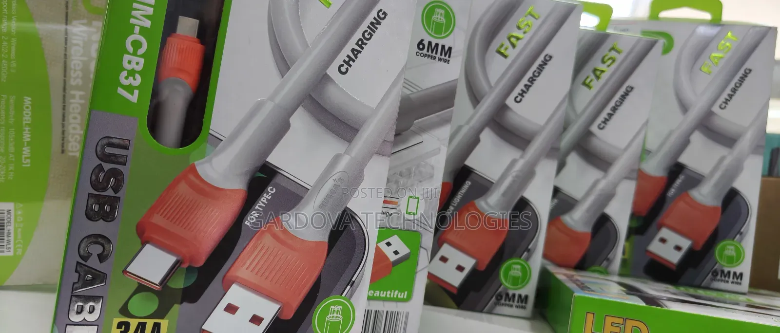 Rugga’S Hm-Cb37 Usb-C Cable – 3.4a Fast Charging | 1 Meter