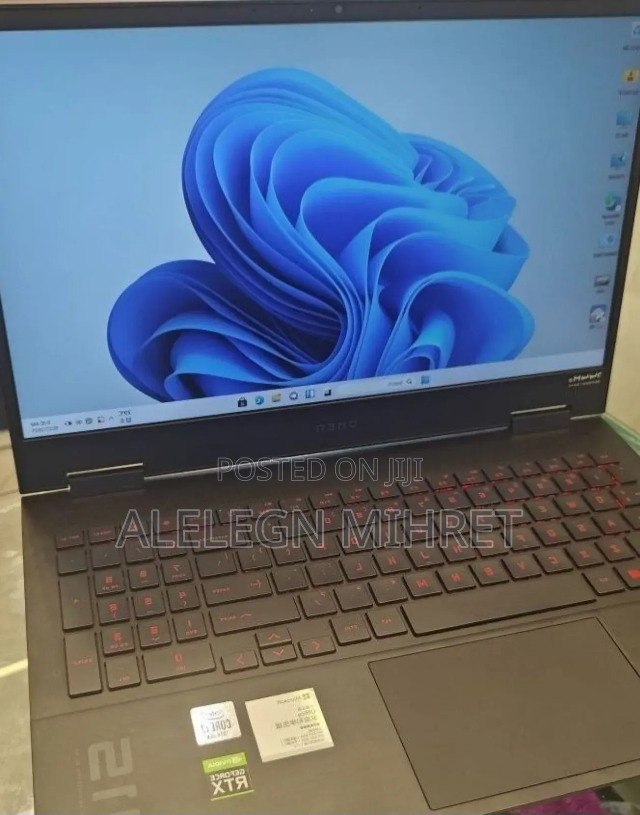 New Laptop HP Omen 15 16GB Intel Core I7 SSD 1T