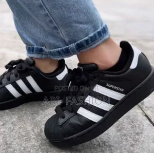 Photo - Adidas Superstar Black Insole Mens