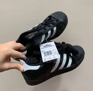 Adidas Superstar Black Insole Mens