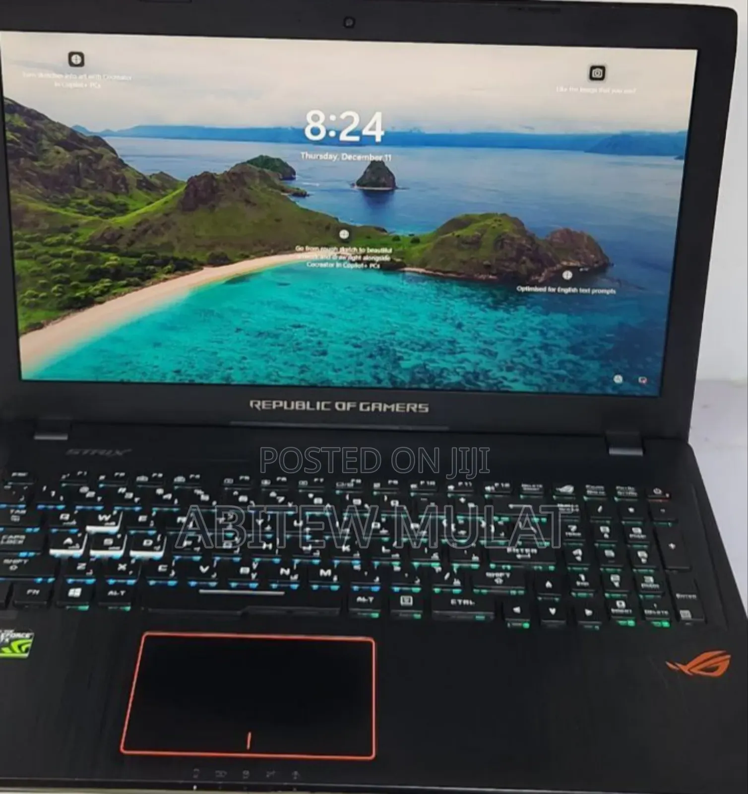 New Laptop Asus ROG Strix G15 16GB Intel Core I7 HDD+SSD 1T