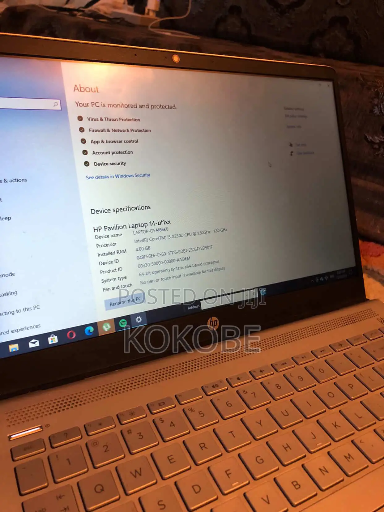 Laptop HP 14-Dq1025cl 8GB Intel Core I5 SSD 512GB