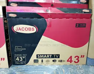Jacobs 43 Inch Tv Smart Android 14.0 Nwe 2025 Model New Tv