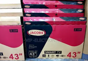 Jacobs 43 Inch Tv Smart Android 14.0 Nwe 2025 Model New Tv