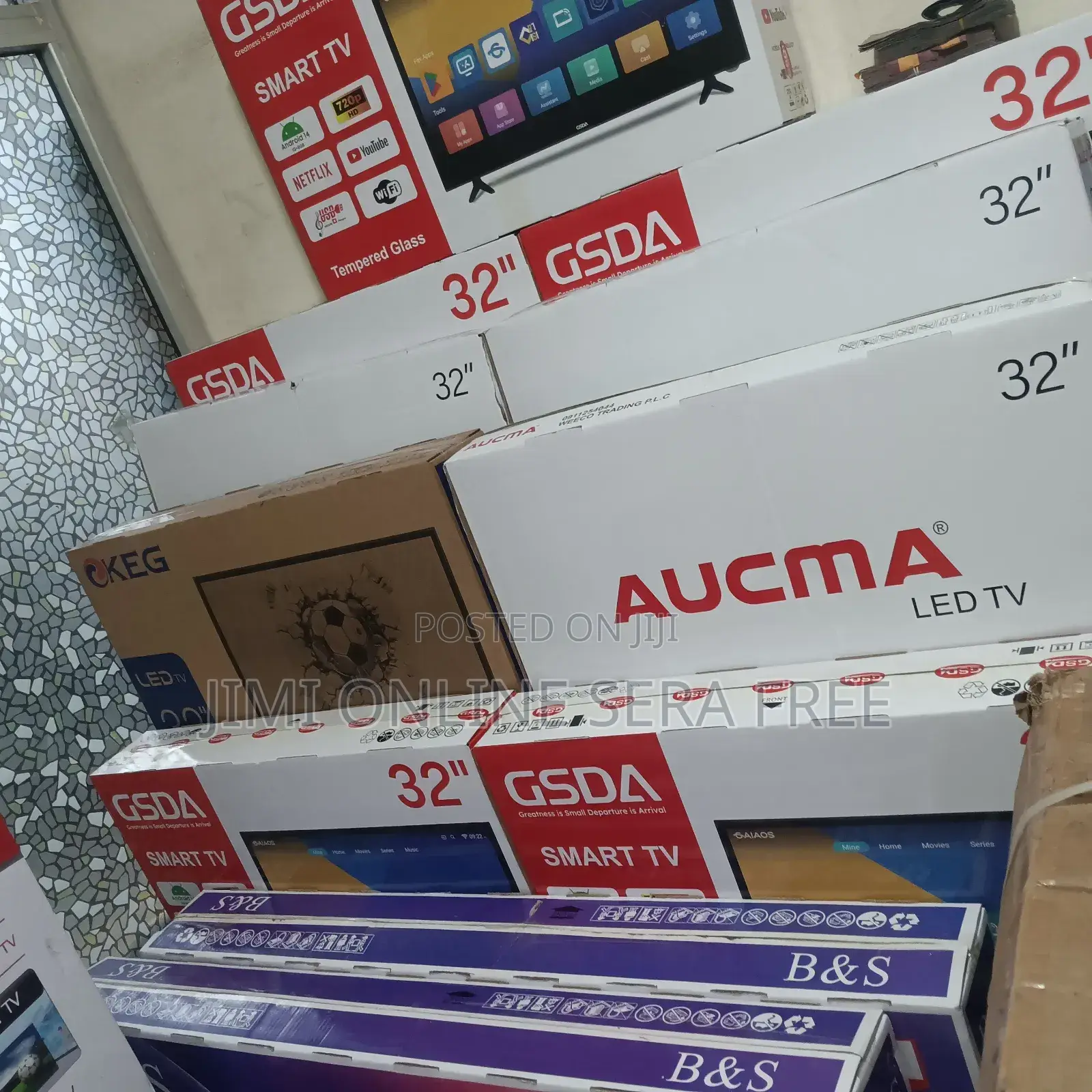 Acuma Led Tv 32 Doubel Gelass